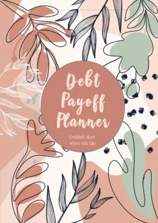 ✔Read❤ ebook [PDF]  Debt Payoff Planner: Boho Chic Debt Repayment Planner | Plan