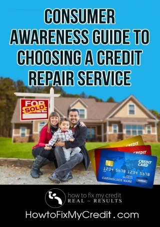 ⭐DOWNLOAD⭐ Book [PDF]  Consumer Guide To Choosing A Credit Repair Service