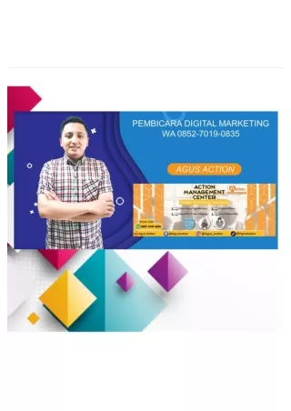 WA 0852 7019 0835 Pembicara Digital Marketing di Medan