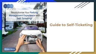 SELF-TICKETING