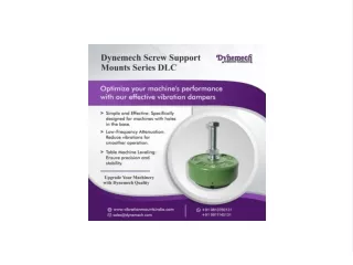 Dynemech Screw Support Mounts Series DLC