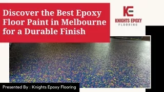 Discover the Best Epoxy Floor Paint in Melbourne for a Durable Finish