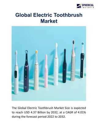 Global Electric Toothbrush Market