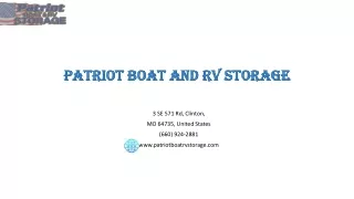 Patriot boat and rv storage ppt