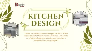 Kitchen Design | Regalo Kitchens