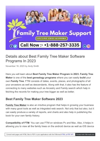 Best Family Tree Maker Software 2023