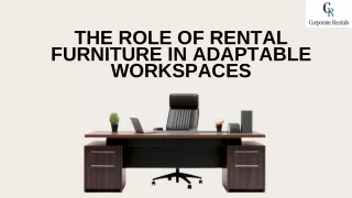 The Role of Rental Furniture in Adaptable Workspaces