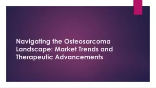 Osteosarcoma Market