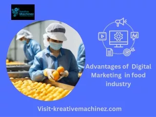 Advantages of Digital Marketing in food industry