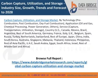 Carbon Capture, Utilization, and Storage Market