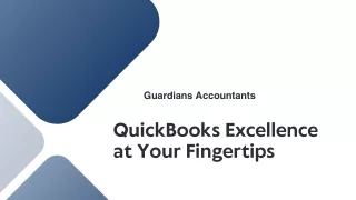 Guardians Accountants QuickBooks Excellence at Your Fingertips