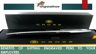 Benefits of Gifting Engraved Pens to your Employees