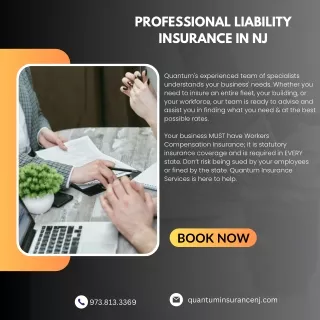 Professional Liability Insurance in NJ