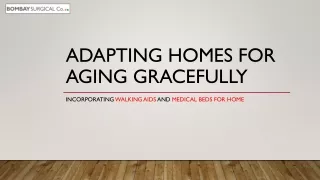 Adapting Homes for Aging Gracefully