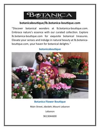 botanicaboutique