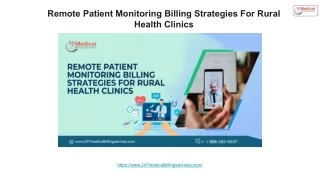 Remote Patient Monitoring Billing Strategies For Rural Health Clinics