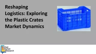 Plastic Crates Market Dynamics