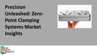 Zero-Point Clamping Systems Market