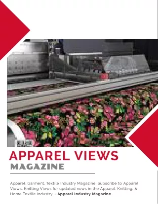 Apparel, Garment, Textile | Industry | Magazine Subscription