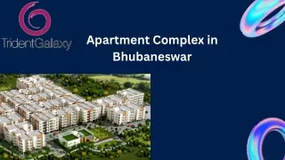 Apartment complex in bhubaneswar