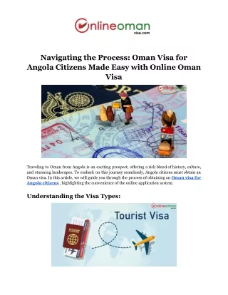 Oman Visa for Angola Citizens