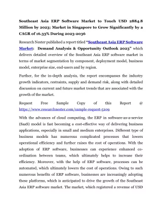 PR2-Southeast Asia ERP Software Market - Aakash