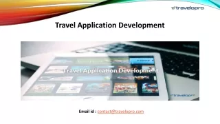 Travel Application Development