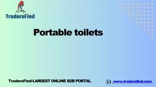 portable toilets