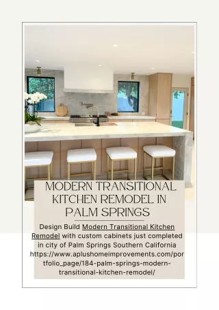Modern Transitional Kitchen Remodel in Palm Springs-1