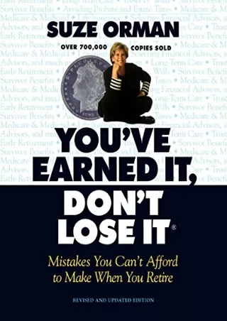 [❤READ⚡ ✔DOWNLOAD⭐]  You've Earned It, Don't Lose It: Mistakes You Can't Afford