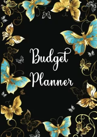 get [PDF] ✔DOWNLOAD⭐ Budget Planner: A Simple Monthly Budget Book Organizer and