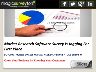 Leading Market Research Software Survey Company