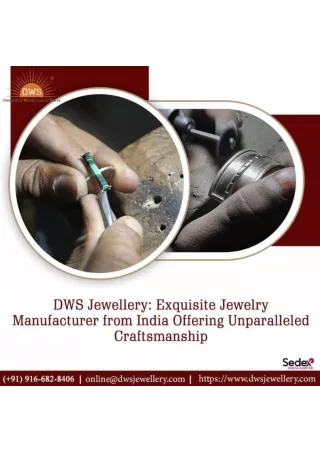 Jewelry manufacturer from India