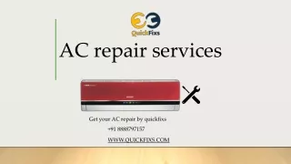 AC repair services in your near by locations