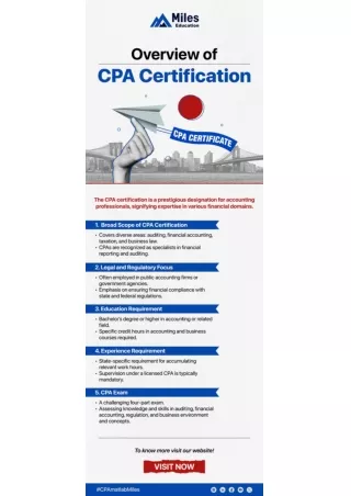 Overview of CPA Certification