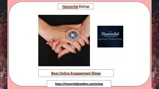 Engagement Ring Online Shopping
