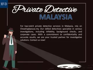 Private Detective Malaysia