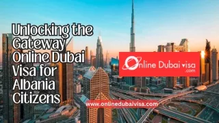 Dubai Visa for Albania Citizen