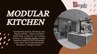 Modular Kitchen | Regalo Kitchens