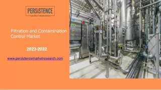 Filtration and Contamination Control Market Size Growth to Reach US$ 81.0 billio