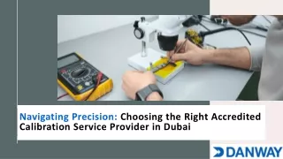 Navigating Precision: Choosing the Right Accredited Calibration Service Provider