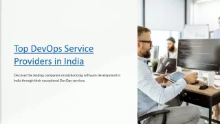 DevOps Service Providers in India