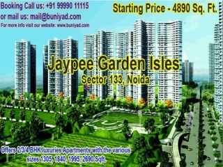 Garden Isles Jaypee Project | Call us 99990 11115