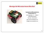 Montaje del Microbot Home Boe Bot