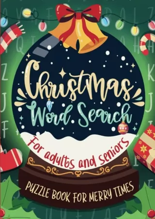 get [⚡PDF] ✔Download⭐ Christmas Word Search For Adults and Seniors: Large Print - Themed - 2000 Words