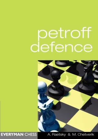 ✔Download⭐/⚡PDF Petroff Defence (Everyman Chess)