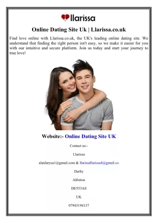 Online Dating Site Uk  Llarissa.co.uk