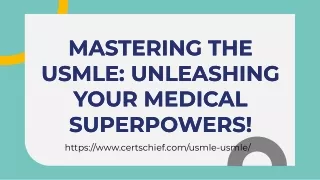 Ace the USMLE Exam with Confidence: Explore Comprehensive PDF Dumps