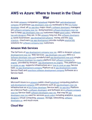 AWS vs Azure Where to Invest in the Cloud War.docx