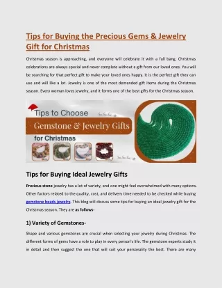 tips-on-how-to-choose-the-ideal-jewelry-gift-for-christmas